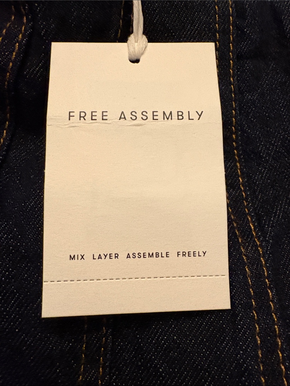 Free Assembly Stitch Pleated Dark Blue Denim Midi Skirt - Picture 10 of 16